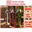 COMBO 03 Bình rót một chạm CAO CẤP One Touch Open Làng chài xưa 500 ml đựng dầu ăn, nước mắm