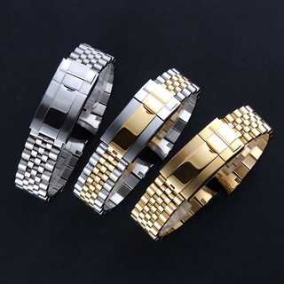 Dây đeo đồng hồ sang trọng tương thích cho rolex daytona submariner water ghost sup 20mm phụ kiện vòng đeo tay nam bằng thép không gỉ rắn có logo