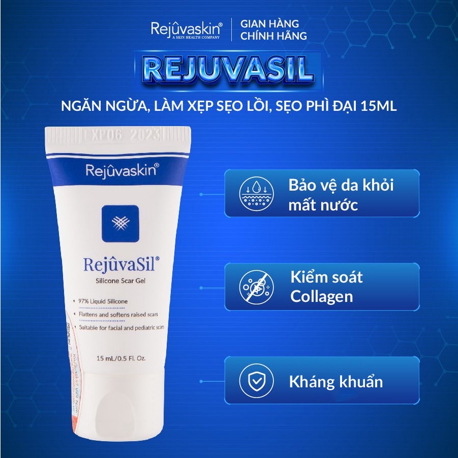 Ảnh Combo chăm sóc da Rejuvaskin ngăn ngừa và xoá bỏ mọi loại sẹo 30ml x 15ml 3