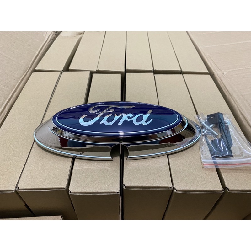 Emblème Arrière Décoratif Pour Ford Ranger 2015-2021 - Anneau Chromé, Adhésif 3M - 9
