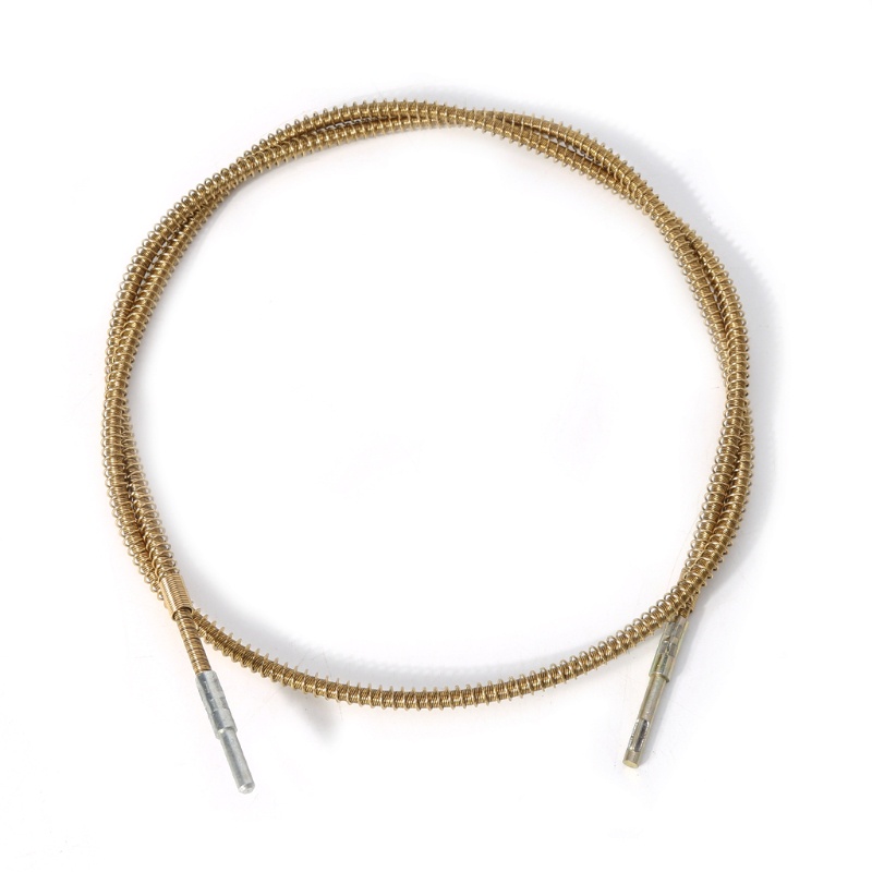 Fol 98cm Lò xo bọc Pin loại cáp ống kim loại cho máy mài quay linh hoạt