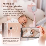 camera trông trẻ không dây pin sạc ip wifi ezviz BM1 phát hiện tiếng khóc ,chuyển động trông em bé , báo động ra phạm vi — ảnh 4