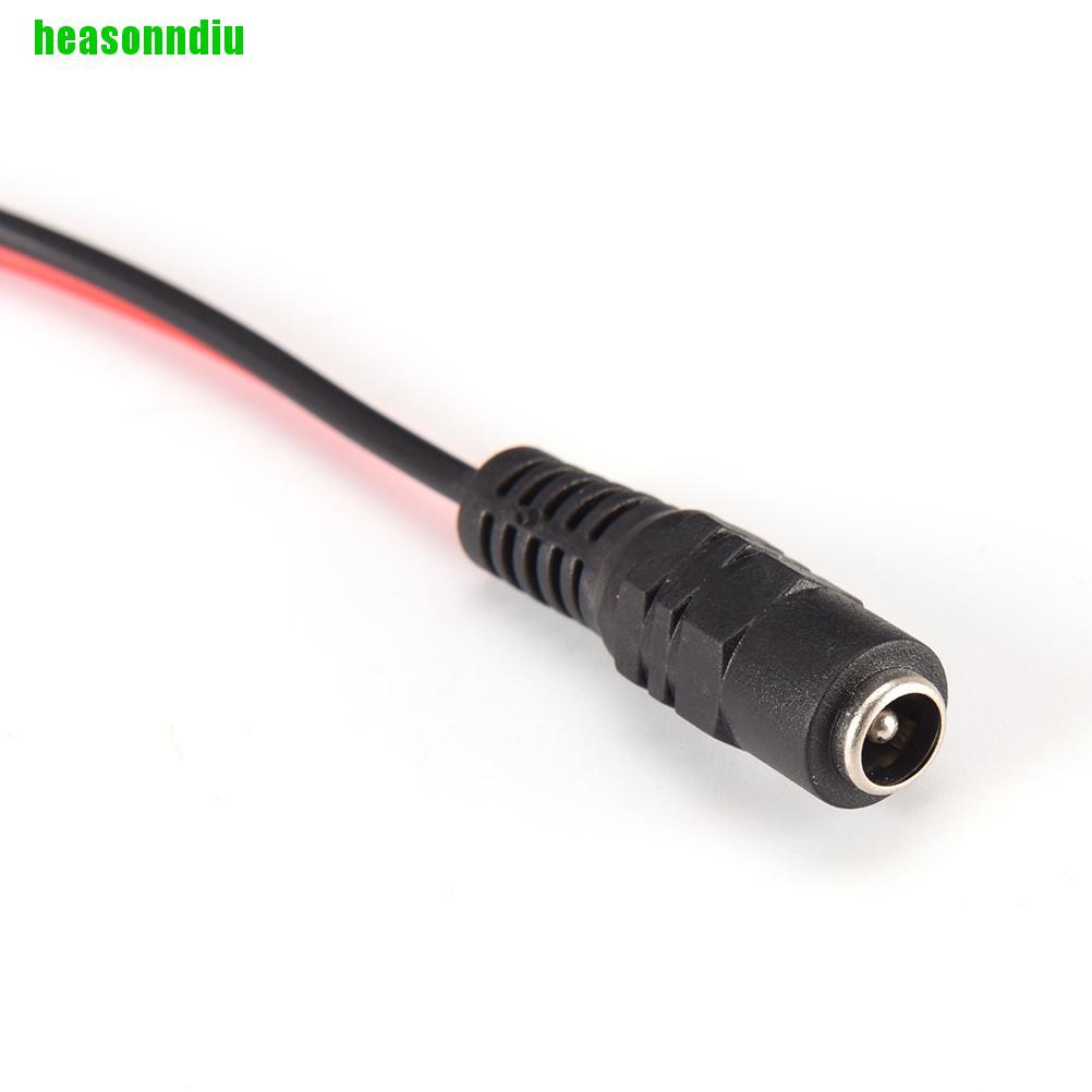 HEAS Bán Chạy 5.5mm x 2.1mm Nữ / Nam Jack Kết Nối Đến 2 Cá Sấu Kẹp Cáp Nguồn A