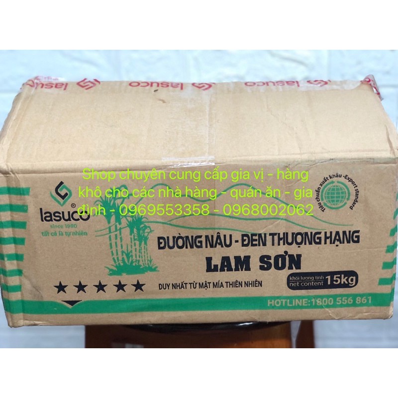 [GIÁ SỈ] 1kg Đường thô mật mía - đường phên - đường nâu đen LAM SƠN ...