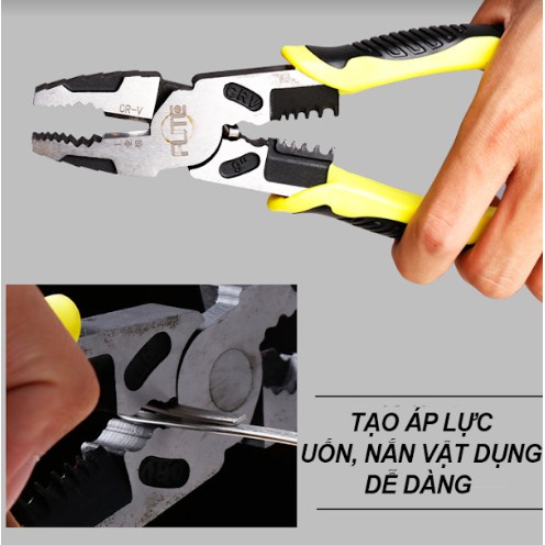 Kìm CRV-FUTE xuất Nhật 🌟FREESHIP🌟chức năng: cộng lực , tuốt, cắt dây điện, ....với mọi kim loại - Búa kiêm kìm