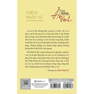 Sách - Con đường an vui - Tác giả Thích Nhật Từ