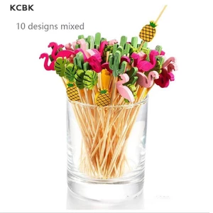Que xiên bằng tre cắm trang trí tiệc tùng đồ uống 12 cm