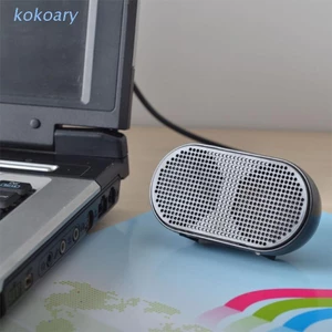 USB Speaker for Notebook Laptop PC(Black) Portable Loudspeaker Powered Stereo