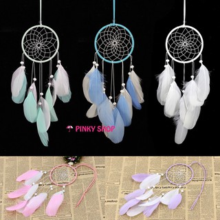 Dreamcatcher treo tường, dream catcher handmade màu tím pastel decor phòng xinh  Pinky Shop mã DRD39