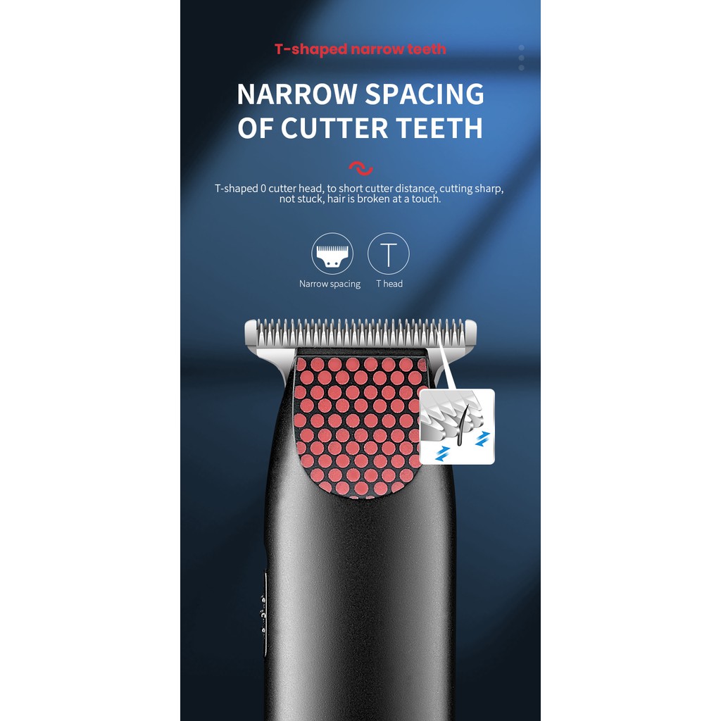 Ảnh Tông đơ cắt tóc cạo râu không dây Kemei KM-889 thiết kế mini mới chuyên dụng cho nam 4