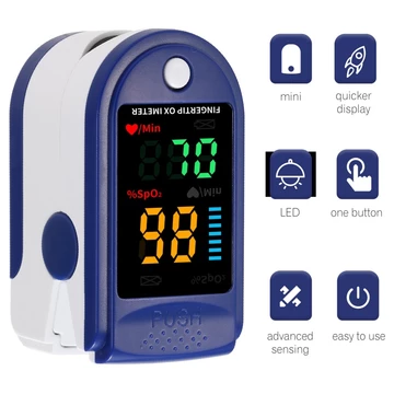 Máy Đo SPO2, Đo Nồng Oxy, Đo Nhịp Tim LK87 Tặng kèm 2 Pin FULLBOX