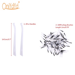 Bàn chải nha khoa đầu thay thế 100 chiếc/túi, khử trùng cho phòng khám