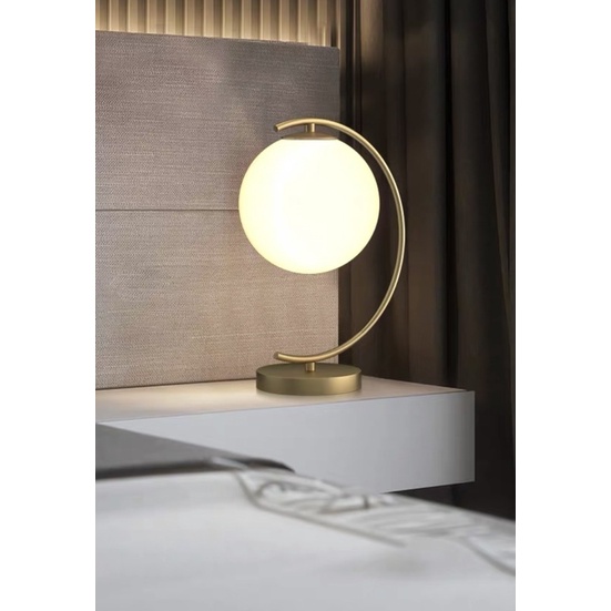 ĐÈN BÀN QUẢ CẦU HÌNH CUNG TRĂNG ( đã gồm cả bóng Led 3 chế độ ánh sáng)
