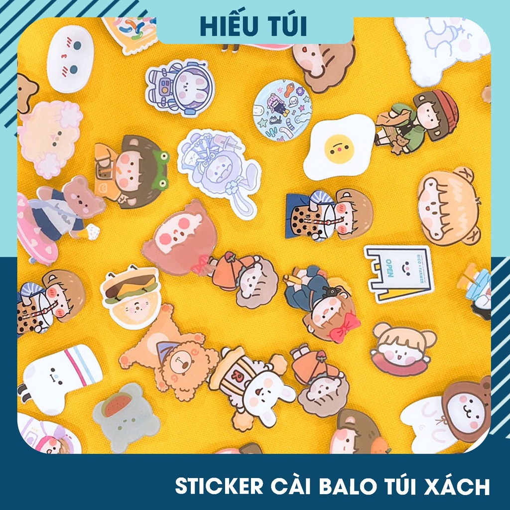 Pin cài áo cute sticker phụ kiện trang trí áo balo túi vải | Shopee ...