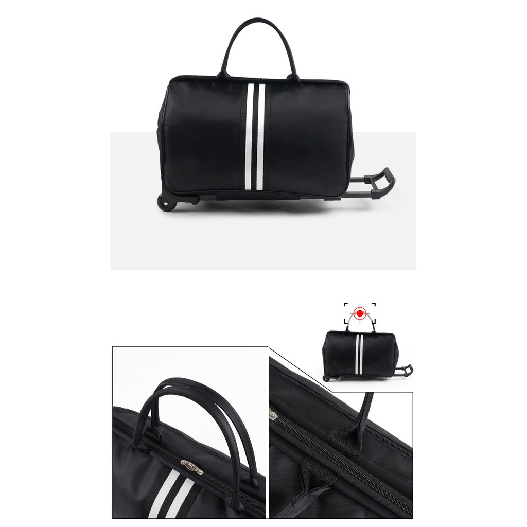 Túi xách cần kéo siêu phẩm Melody Quý ông Quý bà sang trọng du lịch cỡ trung size 22 inch tặng túi chống nước điện thoại