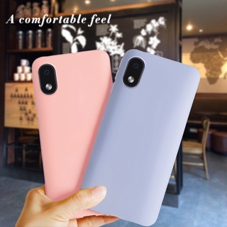 Ốp điện thoại silicon mềm màu trơn thời trang cho Samsung Galaxy A01 Core Sm-A013F A013G A 01core