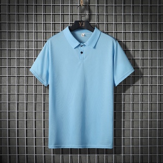 Áo Thun Polo Chất Liệu Lụa Lạnh Nhanh Khô Có Size Lớn Cao Cấp Thời Trang Dành Cho Nam