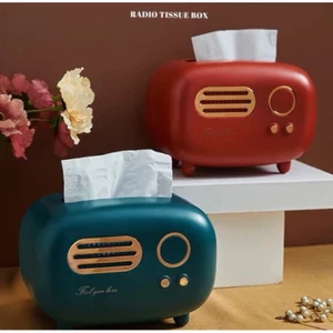 Hộp đựng giấy ăn radio phong cách cổ điển
