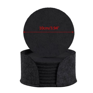 Charmantcc1 10 Miếng Cảm Thấy Chất Liệu Thiết Kế Cốc Đế Lót Ly Thảm Bàn Coaster Cho Cốc Uống