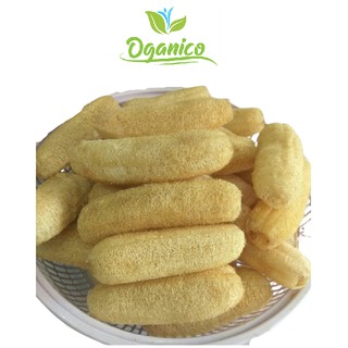 Xơ mướp nguyên trái, Xơ mướp thô