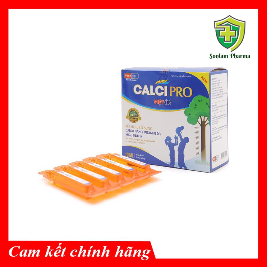Thức Uống Calci Pro- Bổ sung canxi và bổ dưỡng- Hộp 20 Ống | Shopee ...