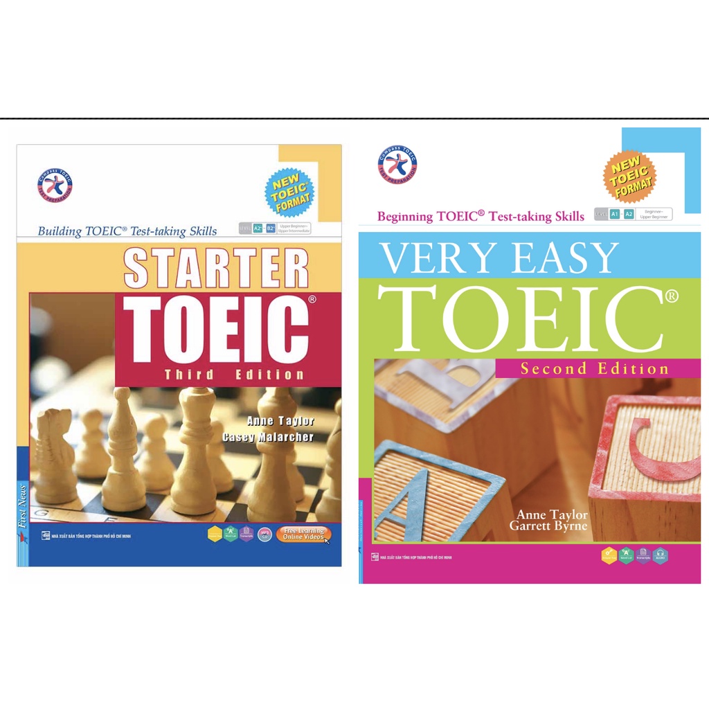 Sách - Starter Toeic Third Edition và Very Easy Toeic ( Combo lẻ tuỳ chọn)