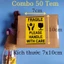 Set 50 tem decal dán cảnh báo Hàng Dễ Vỡ có sẵn keo kích thước 7x10cm