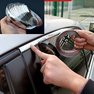 Glkwc Bảo Vệ Viền Băng Trang Trí Cửa Ô Tô Chống Va Chạm Tự Động Tạo Kiểu Tấm Chrome