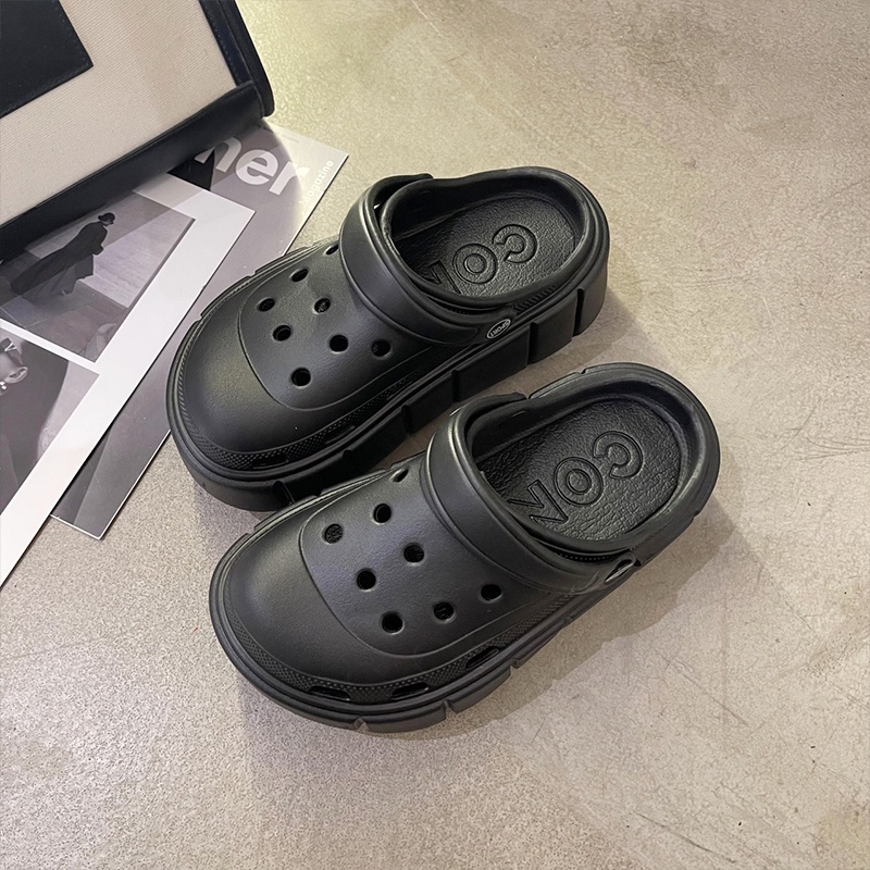 Dép sục crocs HÀNG CHÍNH HÃNG đế cao dày phiên bản đặc biệt mẫu mới nhất  2022 Giày sục sandal phong cách ulzzang Kichi | Shopee Việt Nam