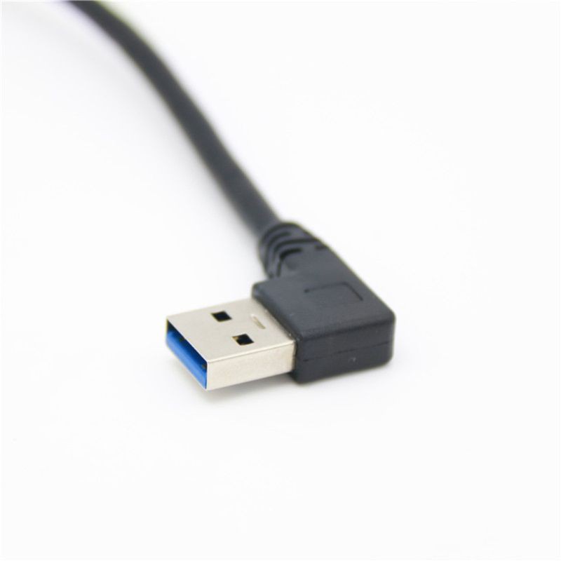 [THÊM +] Bộ chuyển đổi dây cáp nối dài siêu tốc USB 3.0 góc phải 90 độ từ nam sang nữ