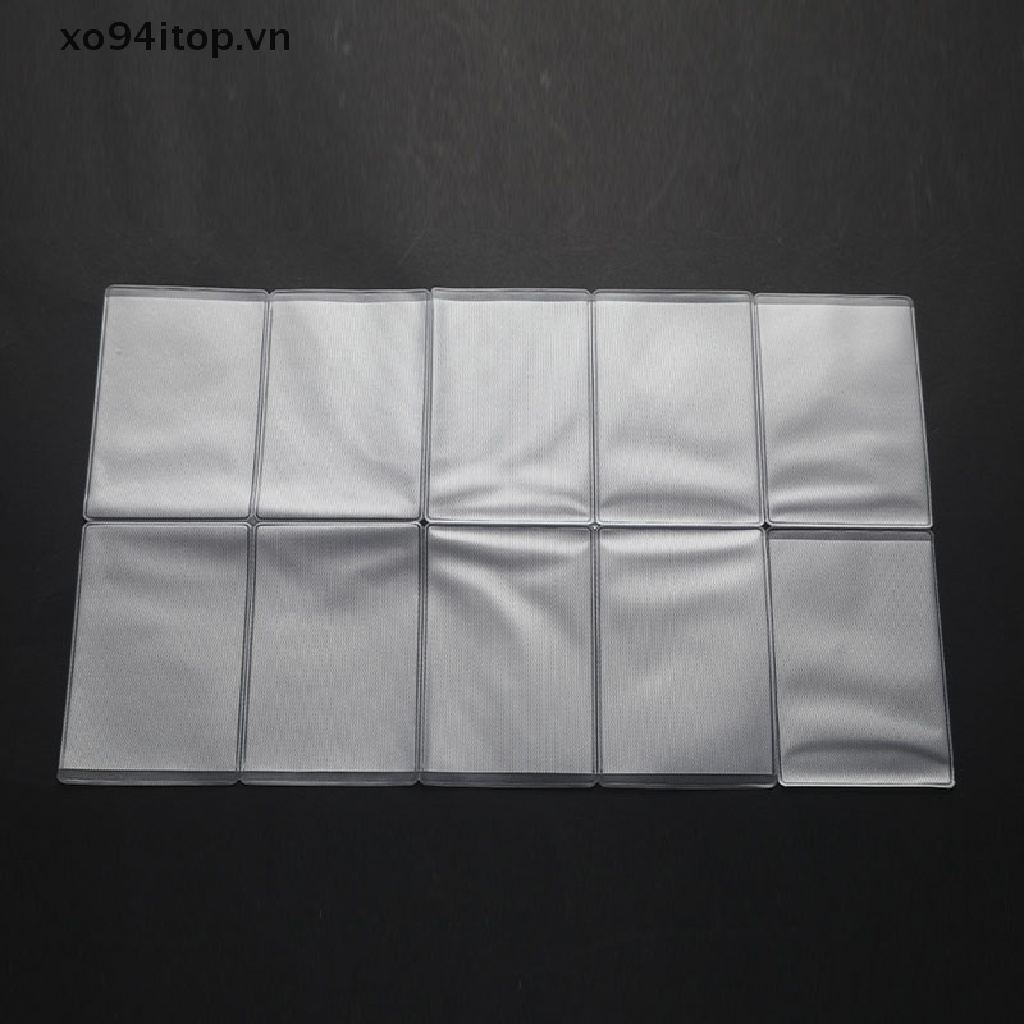 Set 10 Bao Đựng Thẻ Tín Dụng Chống Nước Tiện Lợi