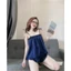Bộ hai dây mặc nhà nữ Lụa Satin, hai dây cột, nhiều mau dễ thương
