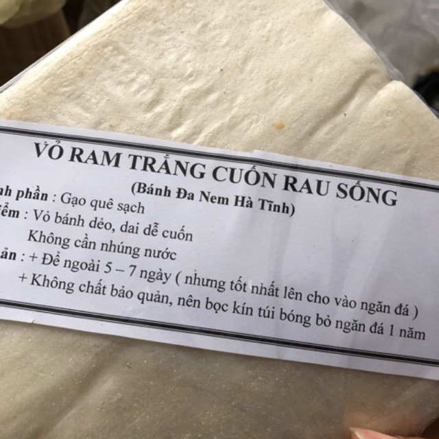 VỎ RAM CUỐN GỎI- CUỐN RAU SỐNG | Shopee Việt Nam