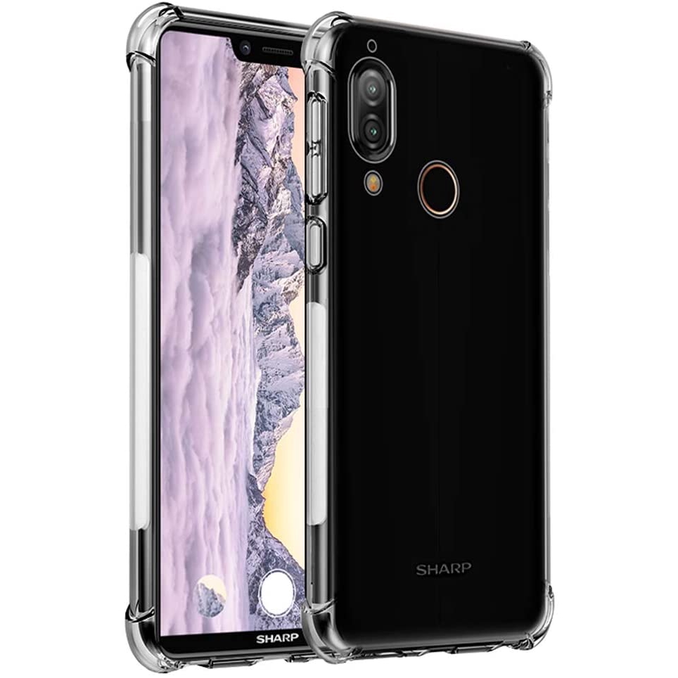 Dành Cho Sharp Aquos S3 R2 R6 R7 R8 Pro Vỏ Mềm Chống Sốc Pha Lê Gel Trong Suốt TPU Vỏ Chống Sốc