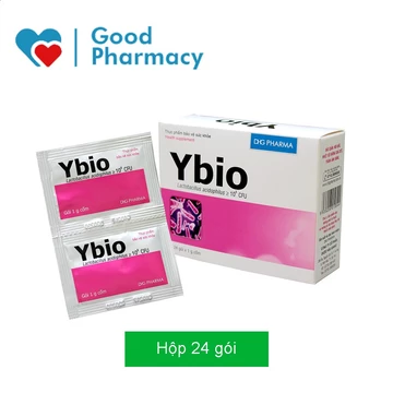 Ybio DHG - Men vi sinh giúp hỗ trợ tiêu hóa, giảm táo bón, tiêu chảy, rối loạn tiêu hóa