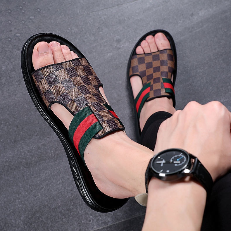 Dép Sandal Da Cao Cấp Thoải Mái Thời Trang Hàn Quốc Dành Cho Nam