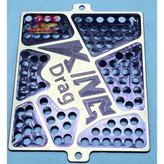 Che Két Nước Nhôm CNC KINGDAG Cực dầy, đẹp Gắn xe RAIDER FI, SATRIA