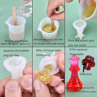 🔥🔥🔥Khuôn Silicone Làm Bàn Cờ Vua Bằng Nhựa Epoxy Độc Đáo DIY