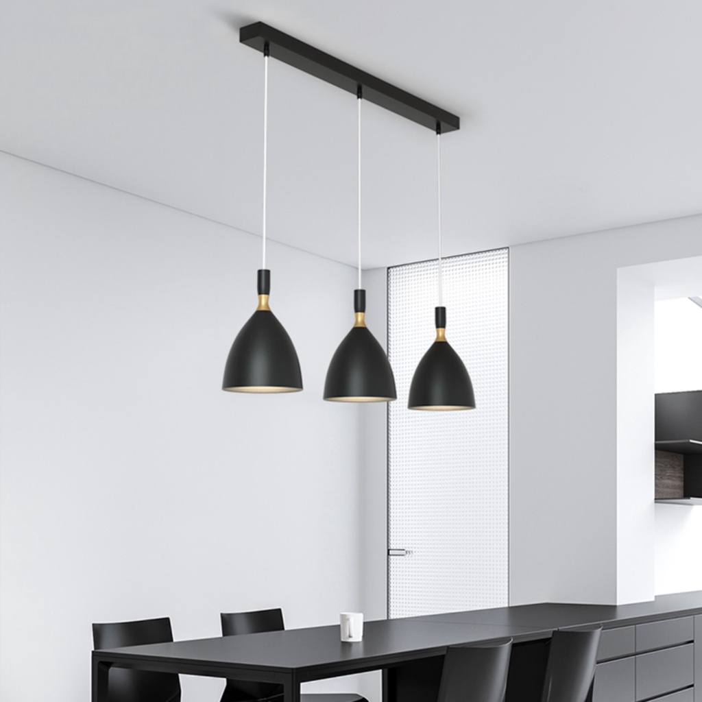 Ảnh Đèn thả Xi Mạ Đồng SuperVilighting, mã THAXIMADONG-D160, Sử dụng  bóng đui E27, Kích thước D160 mmx H220 BH 24 tháng. 3