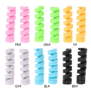 2pcs Cable Protector Bobbin Winder Data Line for Case Rope for Protection Spring