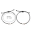 BTF 2 3 4x Pinky Promise Trái Tim Vòng Tay Cho Cặp Đôi Nữ Cô Gái Thanh Thiếu Niên Có Thẻ Có Thể Điều Chỉnh Phù Hợp Với Tình Bạn Brac