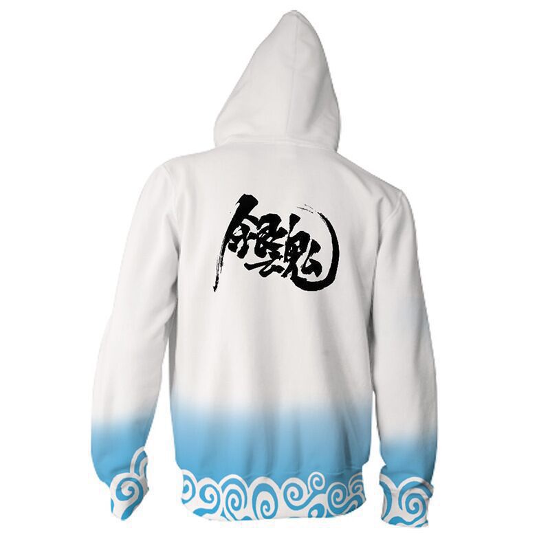 GINTAMA Sakata Gintoki hoodie với thiết kế in 3D - Áo khoác ngoài