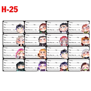 Mua Nhãn vở set 48 nhãn vở Identity V Anime manga tại MPPshop | Tiki