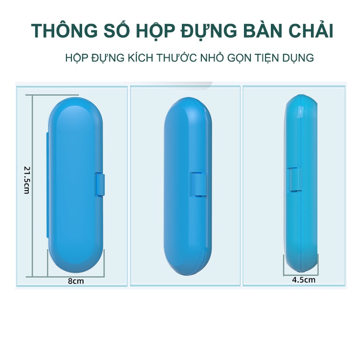 Mô tả Hộp Đựng Bàn Chải Điện DELADEP Chất Liệu Nhựa ABS An Toàn Dùng Để Đựng Bảo Quản Bàn Chải Khi Du Lịch  - HDB01 - 4