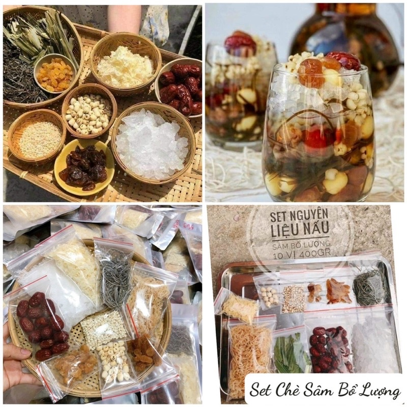 Sỉ Set Nấu Sâm bổ lượng, Sâm bí đao, Dưỡng Nhan