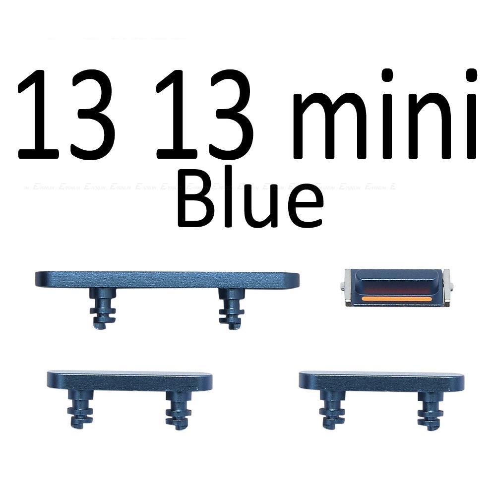 Bộ đầy đủ Nút bên tương thích cho IP 13 mini 13 Pro Max Bật nguồn Tắt khóa Nút công tắc âm lượng Tắt tiếng Bộ chìa khóa im lặng Thay thế các bộ phận