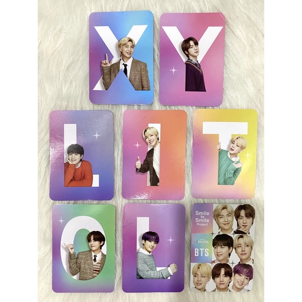 [TÁCH LẺ] PHOTOCARD LOTTE XYLITOL x BTS HÀNG CHÍNH HÃNG Shopee Việt Nam
