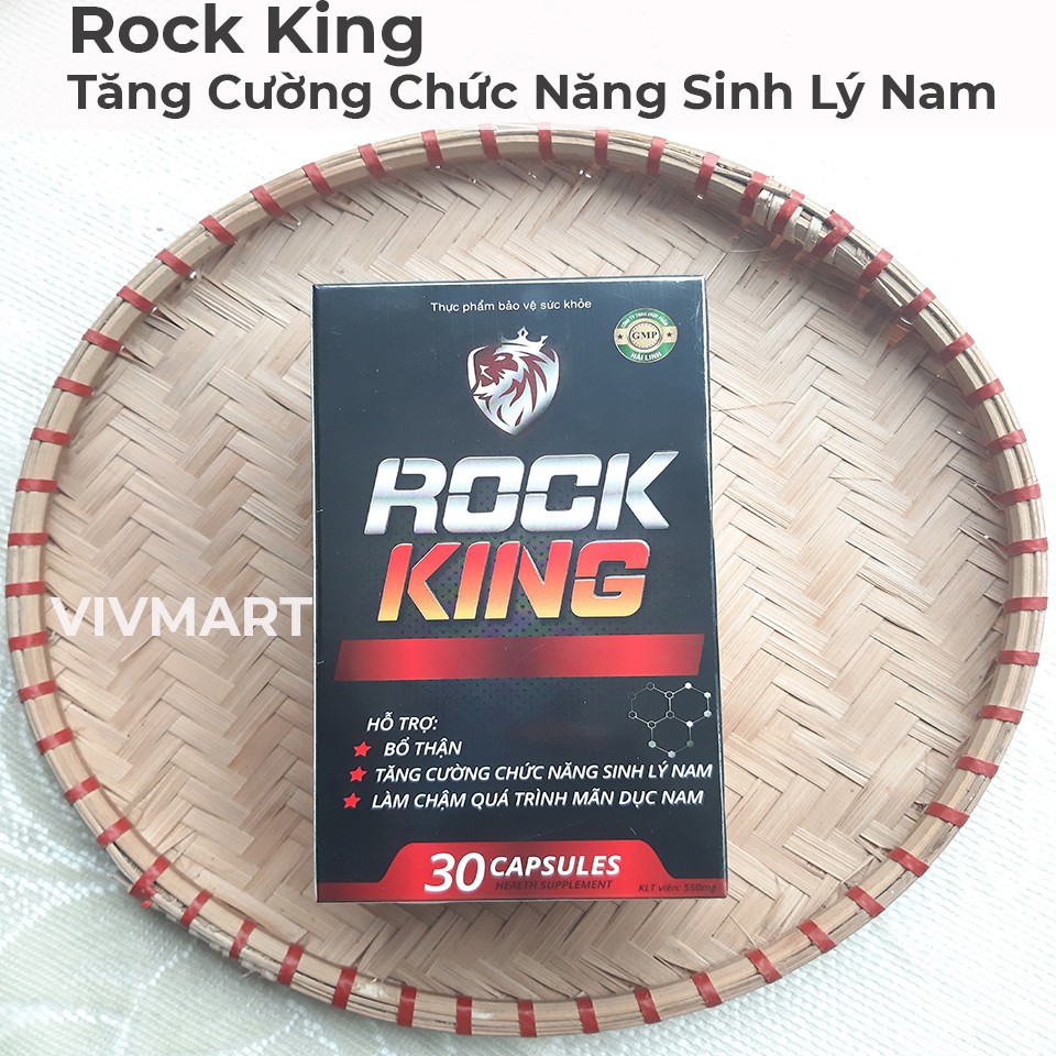 [Có Che Tên] ROCK KING - Tăng cường sinh lý nam chống xuất tinh sớm bổ thận tráng dương và giảm đau lưng mỏi gối