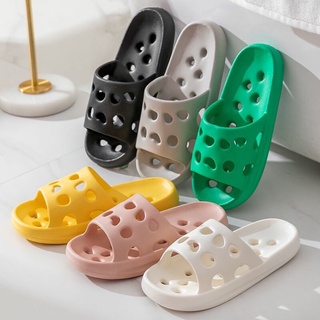 Dép đi trong nhà, nhà tắm, văn phòng Simple Fashion có lỗ thoát nước ở đế dép chất liệu cao su chống trơn trượt mã