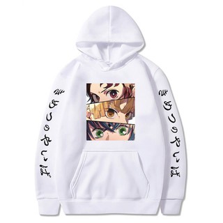 Áo Hoodie Anime Nhật Bản Áo Demon Slayer Unisex Hoodie Nam Nữ Dạo Phố